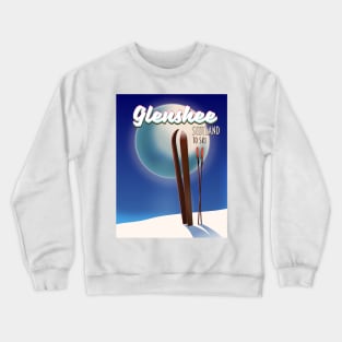 Glenshee Scotland Ski poster Crewneck Sweatshirt